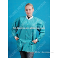 Economic Soft and Comfortable Disposable SMS Jacket, disposable nonwoven SMS hospital uniform